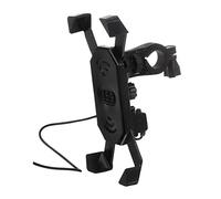 MAGICLULU Support de Téléphone USB Étanche Porte Mobile Stable et Antichoc Chargeur Intégré pour Guidon Maintien Sécurisé sans Rayure Usage Pratique et