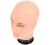 MAGICLULU Support de Tête de Mannequin PVC Taille 56 CM pour Perruques Usage Professionnel et Voyage Coiffeurs Salons Réparation Séchage