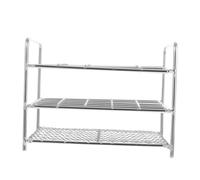 MAGICLULU Support de Tubes à Essai Acier Inoxydable Porte-éprouvette Rack Pratique pour Laboratoire Résistant Corrosion et pour Rangement Organisé