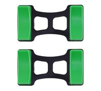 MAGICLULU Support D'haltères, Présentoir à Haltères en ABS Vert, Anti-roulis, Protège le Sol, Support pour Pompes, Maison Salle de Sport