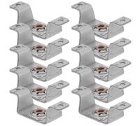 MAGICLULU Support Moteur de Sèche-cheveux en Fer Argenté, 10 Pièces, Montage Précis et Support Stable, pour Réparation DIY et Voyage