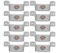MAGICLULU Support Moteur de Sèche-cheveux en Fer Argenté, 10 Pièces, Remplacement Facile Bruit Vibrations, pour DIY et Voyage