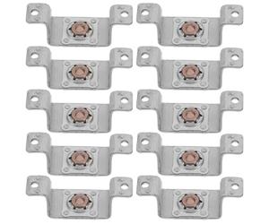 MAGICLULU Support Moteur de Sèche-cheveux en Fer Argenté, 10 Pièces, Remplacement Facile Bruit Vibrations, pour DIY et Voyage