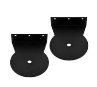MAGICLULU Support Mural 2pcs en Acier Inoxydable Noir Fixation Robuste pour Arbre à Chat pour Étagères et Perchoirs Maison et Animalerie