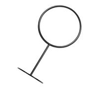 MAGICLULU Support Mural en Fer Noir pour Ballon de Basket et Football, Porte-Ballon Robuste, Présentoir de Rangement Pratique pour Usage Intérieur, Adapté la Maison et Salle de Sport -