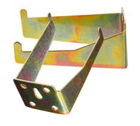 MAGICLULU Support Mural en L pour Extincteur 2 Pièces en Acier Robuste, Fixation Murale Facile avec Accessoires, pour Sécurité Incendie Maison et Bureau, Crochets Muraux pour Extincteurs