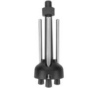 MAGICLULU Support Pliable Pied Portable pour Clarinette et Flûte en Abs Noir, Structure Stable, Adapté aux Débutants et Professionnels pour Instruments à Vent