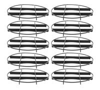 MAGICLULU Support pour Pot de Fleurs Support pour Plantes en Plastique Noir 10 Pcs, pour Pot de Fleurs et Bassin en Céramique, Respirant et Réutilisable