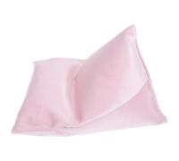 MAGICLULU Support pour Tablette en Peluche Rose Coussin Triangulaire Multi-Angle pour Usage sans Mains, pour Regarder des Vidéos la Maison l'herbe