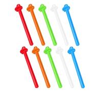 MAGICLULU Supports Plastique pour Oiseaux 20pcs Barres à Gratter avec Design Coupe-Griffes pour Cockatiels et Finch Usage Domestique et Voyage