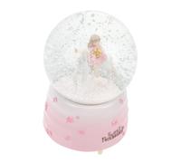 MAGICLULU Système De Boule De Cristal Licorne Planètes Lampe De Piscine Dorée Affiche De Bulle Lumières De Bibelots Irisées Décorations De Commode Peluche Paillettes Super Décorative Sphère