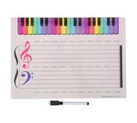 MAGICLULU Tableaux blancs effaçables à sec : tableaux blancs de 29,6 x 21 cm avec 1 stylo. Fournitures scolaires pour les élèves et les enseignants, pour la préparation des cours et la prise de