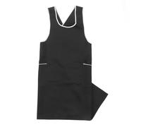MAGICLULU Tablier Chasuble Noir pour Coiffeur Professionnel en Polyester, Séchage Rapide et Facile à Nettoyer, pour Salon de Coiffure ou Usage à Domicile