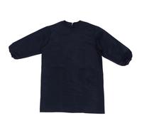 MAGICLULU Tablier de Travail de Salon Coiffure Noir à Manches Longues, Vêtements Professionnels pour Coiffeur et Cosmétologue, Poches Pratiques, Lavable et Séchage Rapide, pour Coupe,