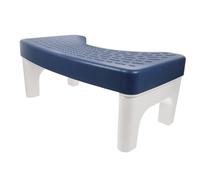 MAGICLULU Tabouret WC Antidérapant Bleu Repose Salle de Bain pour Adulte et Garçon Fille Support Stable Renforcé Tabouret Multifonction pour Posture Confortable et Usage Domestique