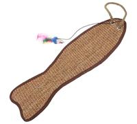 MAGICLULU Tapis de Grattage pour Chat en Sisal Forme Poisson Protecteur et Frais, pour Protéger Meubles et Offrir Un Solide Couleur Aléatoire