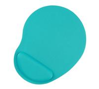 MAGICLULU Tapis de Souris Ergonomique Couleur Blanc et Bleu Base Antidérapante Précise avec Repose-Poignet en Gel Précise, Taille Moyenne pour Ordinateur de Bureau et Portable, Bureau