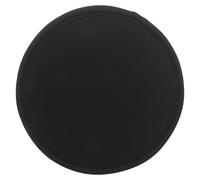 MAGICLULU Tapis Isolant Phonique en Silicone Noir Rond pour Mini Enceintes sans Fil, Antidérapant Répartition du Poids, pour Bureau et Surfaces en Bois