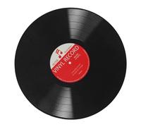 MAGICLULU Tapis Rond Rétro Vinyle 60 Cm Antidérapant et Lavable pour Salon Chambre Salle de Bain, Tapis Décoratif Vintage Inspire Tourne-Disque Effet Insonorisant et Entretien Facile