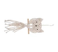 MAGICLULU Tapisserie Tissée Forme De Hibou Décoration Intérieur Murale Tenture Murale à Franges Décoration Chic pour Maison