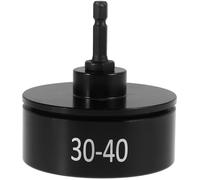 MAGICLULU Tête Électrique pour Capsuleuse Bouteille 30-40 Mm en Plastique Noir, Embout de Machine à Sceller Portable pour Capsulage Rapide et Étanche, Outil Multifonction pour Industries