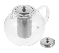 MAGICLULU Théière en Verre Transparente 1300ml avec Infuseur en Acier Inoxydable Résistante à Haute Température pour Infusion de Thé
