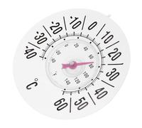 MAGICLULU Thermomètre de Fenêtre avec Ventouse, Thermomètre Analogique pour Intérieur et Extérieur, Haute Précision, Mesure Température Ambiante, pour Maison, Jardin et Serrage, Usage