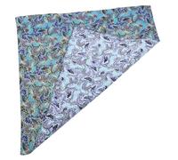 MAGICLULU Tissu Emballage Japonais Coton Carré Bleu Motif Phénix Résistant et Réutilisable pour Boîte à Repas Bento et Décoration Polyvalente