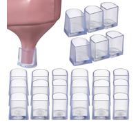 MAGICLULU Transparents Protège-talons Lot de 12 pour Talons Hauts, en PVC | Design en U, Tailles Grandes, Moyennes et Petites Incluses, pour Pelouse et Chemins de Ferme, Protection du Sol