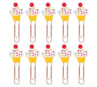 MAGICLULU Trombones de Bureau de Gâteau 20 Pièces, Pinces à Papier Multifonctions, Accessoires de Bureau pour Étudiants et Professionnels