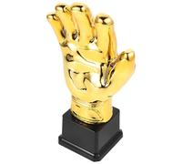 MAGICLULU Trophée de Football Gardien de But Doré en Plastique - Récompense Sportive pour Compétitions Scolaires Tournois Amateurs et Matchs de Ligue - Mini Trophée de Récompense pour