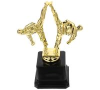 MAGICLULU Trophée de Taekwondo Petit Modèle Double Coup de Pied Décoration de Trophée Martial Prix Cérémonie Compétition Garçon et Filles Récompense Sportive Objet Décoratif Cérémonie