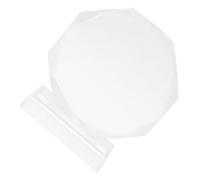 MAGICLULU Trophée en Cristal Octogonal 8 CM Transparent Plaque Décorative Vierge pour Récompense Cadre Photo Sublimation Personnalisable Présent Commémoratif Polyvalent pour Événements