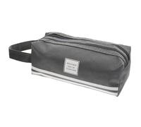 MAGICLULU Trousse à Crayons Grosse Capacité Double Couche en Tissu Oxford