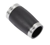 MAGICLULU Tube D'accord pour Clarinette Deux Sections en Bakélite Noir Argenté Surface Lisse et Utilisation Sécurisée pour Étudiants et Professionnels D'instruments de Musique