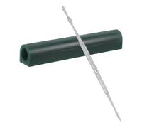 MAGICLULU Tube de Cire à Modeler Dure pour Bagues Tube Modèle en Cire avec Trou Central Kit Sculpture Artisanale Incluant Couteau à Moule à Anneaux Précis pour Fabrication Bijoux