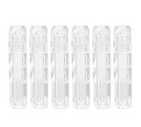 MAGICLULU Tubes de Gloss à Lèvres Vides Anti-fuite Transparent Lot de 6 en ABS 3ml pour Fabriquer Brillant à Lèvres Polyvalent