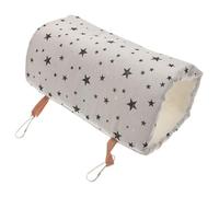 MAGICLULU Tunnel de Repos Confortable Nid Polyvalent et Chaud en Coton Blanc pour Perroquets et Petits Animaux Adapté la Maison ou Magasin pour Animaux
