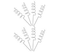 MAGICLULU Tuteurs Spirale Support de Tige pour Plantes 8pcs en Fer Résistant à l'usure Protection Croissance Plantes Jardin et Intérieur