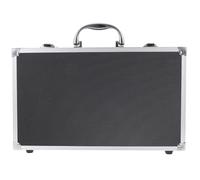 MAGICLULU Valise de Rangement Micro Légère pour Microphones sans Fil Boîte de Protection Rigide avec Compartiments Multi-slot pour Ktv Bar et Usage Professionnel