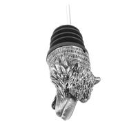 MAGICLULU Verseur De Vin Tête De Loup En Acier Inoxydable Avec Bouchon Hermétique Aérateur De Vin Pratique Pour Préserver La Saveur Et Prolonger La Conservation