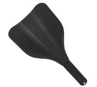 MAGICLULU Visière de Protection Coiffure en Plastique Léger Noir Poignée Intégrée, Bouclier Anti-éclaboussures pour Coloration et Laque, Protection Visage Complète pour Salon de Coiffure