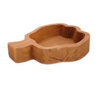 MAGICLULU Wooden Pumpkin Serving Tray For Holiday Parties And Outdoor Use Rustic Solid Wood Platter For Cheese Fruits Nuts And Desserts Centerpiece