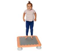MagicMeadow Planche de Trampoline Enfant: Un Jouet sensoriel adapté à l'Autisme pour Le Jeu Actif et la thérapie. Accessoire inclusif pour Le Plaisir sensoriel (Orange)