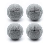 Magicorange Lot de 4 balles de tennis prédécoupées pour pieds de meubles et protection du sol, revêtement antidérapant en feutre robuste et durable (gris)