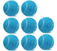Magicorange Lot de 8 balles de tennis prédécoupées pour pieds de meubles et protection du sol (bleu clair)