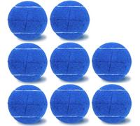 Magicorange Lot de 8 balles de tennis prédécoupées pour pieds de meubles et protection du sol (bleu foncé)