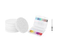 Magics Puff Paint Drawing Magics Texture Paper Bubble Drawing Pen Art Supplies for Kids and Adults Magic Puff Paint Puff Drawing Texture Painting Kits with Watercolor Pen for Kid