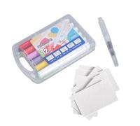 Magics Puff Paint Foam Texture Paper 3D Drawing Paper Sponge Kit de peinture en mousse 3D avec stylo aquarelle Kit de peinture magique avec stylo aquarelle pour enfant