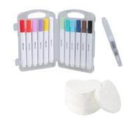 Magics Puff Paint Foam Texture Paper Drawing Paper Sponge Painting Kits with Watercolor Pen Magic Paint Drawing Painting Kits with Watercolor Pen for Kid